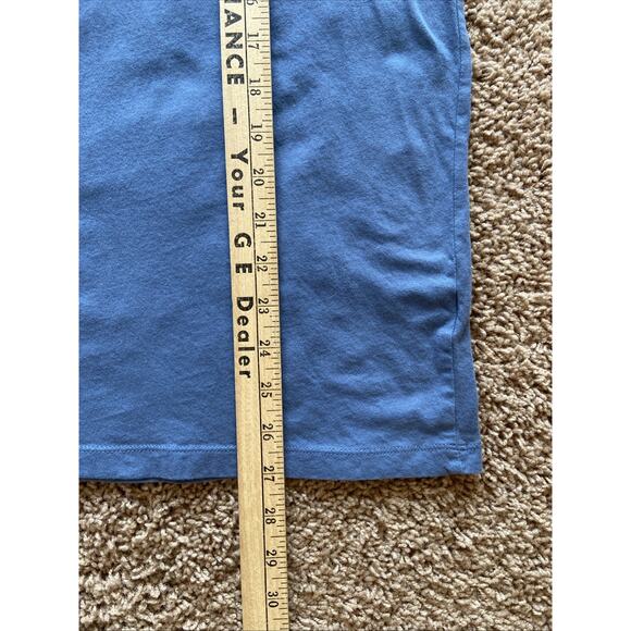 AllSaints Blue Short Sleeve Logo Chest Crew Neck Casual Tshirt Shirt Mens Medium - Picture 5 of 6